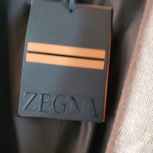 ZEGNA DARK FOLIAGE OASI LINO EVENING JACKET. NWT - Picture 3 of 5